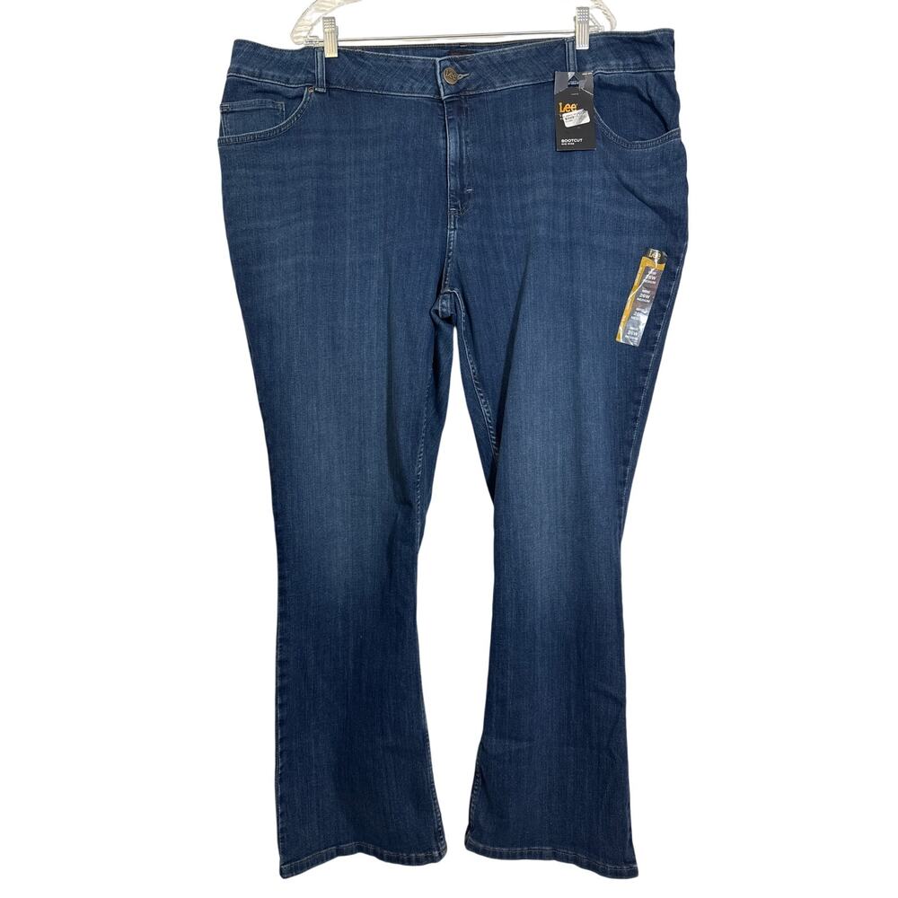 NWT Lee Bootcut Mid Rise 26W Medium Dark Washed Jeans